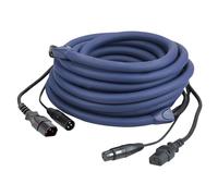 Cavo DMX/Power IEC/XLR 1.5m Cat. 5e Blue DAP FP12150