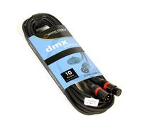 CAVO DMX SEGNALE PRO CONNETTORE XLR 3PIN POLI 0,5 1,5 3 5 10 15 30 MT E FASCETTA