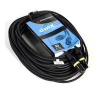 CAVO DMX SEGNALE PRO CONNETTORE XLR 3PIN POLI 0,5 1,5 3 5 10 15 30 MT E FASCETTA
