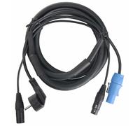 Cavo Doppio Ibrido Alimentazione DMX 3 Pin DMX Speakon Luci Effetti DJ PA 2,5m