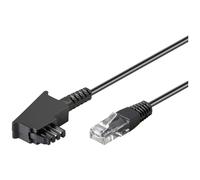 Cavo DSL Goobay [1x Spina RJ45 - 1x Spina TAE-F] 3.00 m Nero