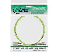 InLine 24783 Cavo Duplex, LC/Sc 50/125µm, Fibra Ottica Om5, 15 m, Nero