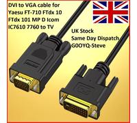 Cavo DVI A VGA Per Yaesu FT-710 FTdx 10 FTdx 101 MP Icom IC7610 7760 A TV