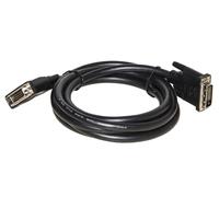 LINK LKCDVI20 - Cavo DVI-D dual link (2 m, nero) - Connettori maschio-maschio 24+1 placcati nickel - Doppia schermatura contro interferenze EMI e RFI - Guaina in PVC e HDPE