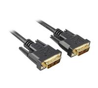 Cavo DVI-D a DVI-D Sharkoon 3 m Nero Maschio/Maschio