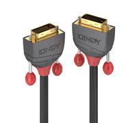 Cavo DVI-D Dual Link - LINDY - Anthra Line - 7,5m - Oro 24 carati - Triplo schermatura - 28AWG