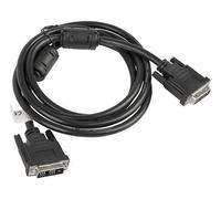 lanberg CA-DVIS-10CC-0018-BK - Cavo Single Link con connettore Dvi-D (18+1 Poli), 1,8 m, Colore: Nero