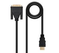 Cavo DVI nanocabile 18+5 HDMI maschile 3M - colore nero - Nouvo