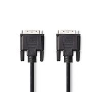 Cavo DVI Nedis CCGP32000BK100 10 m DVI-D Dual Link nero
