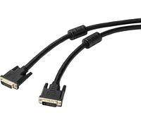 Renkforce RF-4695150 DVI Cavo Spina DVI-D 24+1pol. , Spina DVI-D 24+1pol. 20.00