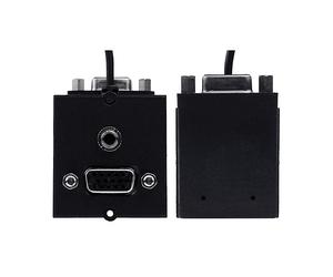 CAVO E ADATTATORE VIDEO BACHMANN 917.05 - VGA e jack 3,5 mm, uscita laterale 90°
