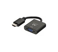 Cavo e adattatore video EWENT EW9864 - Convertitore HDMI a VGA con Audio, 0,2m, 1920x1200, Plug and Play