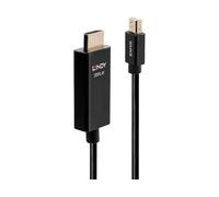 Lindy 40920 Cavo Mini DisplayPort a HDMI con HDR Attivo, 0.5m