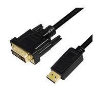 LOGILINK CV0133 ADAPTADOR DE CABLE DE VÍDEO 5 M DISPLAYPORT DVI NEGRO