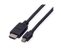 ROLINE Cavo Mini DisplayPort connettore Mini DP-HDTV m/m 2,0m