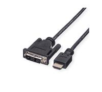 ROLINE 11045522 - Cavo, connettore HDMI <> DVI-D 18 +1 pz., 2,0 m