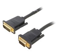 Cavo EABBG D-Sub 15pin HD maschio, DVI-D (24+1) maschio PVC L: 1,5m VENTION