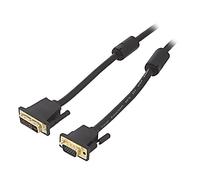 Cavo EACBI D-Sub 15pin HD maschio,DVI-I (24+5) spina PVC L: 3 metri VENTION
