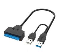 Cavo Easy Drive da SATA a USB 3.0 2.0, adattatore for disco rigido esterno da 2,5 pollici HDD SSD, adattatore for alimentazione CC(USB3.0 Power)