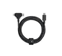 Cavo Eco Belt da USB-C a USB-C/Lightning - 1,8 m Cosmo - Nouvo