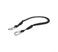 Cavo Elastico Barca 3FT Ganci per Ormeggio Cavo Elastico Barca | Ganci in acciaio , ormeggio per sicuro, per barche e PWC, installazione rapida nodi(red)