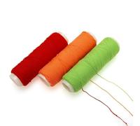Cavo elastico in nylon ispessito utilizzato nella pesca a mosca per il fissaggio di esche di granchio e costruzione di attrezzature da pesca funzionali (verde+rosso+giallo)