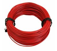 Cavo elettrico 1,00mm2 12-10 multistrato rosso (50m)