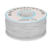 Cavo elettrico, 1 rotolo di filo di rame avvolgimento singolo cavo 30AWG diametro del nucleo 0,25 mm(bianca)