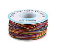 Cavo elettrico, 300V colorato P/N 280M 0,55 mm flessibile a 8 fili isolamento avvolgimento cavo di prova in rame per laptop display LCD breadboard test elettronico