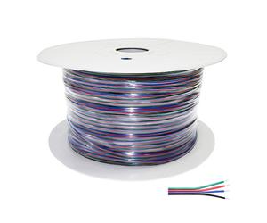 Cavo elettrico 4 x 0,25 mm2 5A matassa 500mt per strisce Led RGB M LEDME