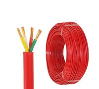 Cavo Elettrico A 4 Anime, Calibro 16, 100 Piedi, 18/16/14/12/10 AWG, 356 ℉, Rame Privo Di Ossigeno, Anima Flessibile Pura Con Nastro Isolante Elettrico(100ft,1.5mm2-4c)