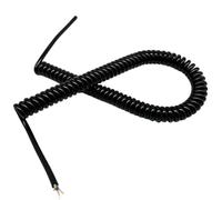 Cavo elettrico a spirale, Cavo a spirale a 3 conduttori da 0,7 mm quadrati, 2,5 metri, 5 metri, 7,5 metri, diametro esterno 6 mm, 9 mm, cavo elettrico estensibile(Stretch 3.5 meter)