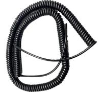 Cavo elettrico a spirale di 8 centri, cavo a spirale della molla per | Cavo di prolunga riccio con conduttori in rame nudo, resistente all'usura (allungamento 3,75 metri)