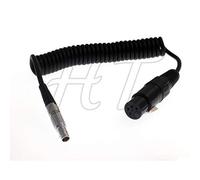 Cavo elettrico a spirale XLR 4 pin femmina a 2 pin per Alexa RED 12V