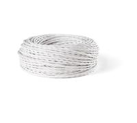 Cavo Elettrico A Treccia 50M Bianco [EEK: A++]