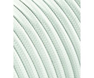 CAVO ELETTRICO ANTICATO IN TESSUTO TONDO H03V 2X0,75 MT.10 BIANCO