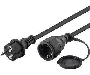 Cavo - Elettrico - Cavo Alimentazione Schuko Maschio / Femmina Da Esterno 10m...