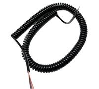 Cavo elettrico, cavo di alimentazione retrattile, Cavo a spirale multipolare quadrato da 5 conduttori 0,2 mm di segnale elastico con anima in rame 6 a 9(6 Core 0.2 Square)