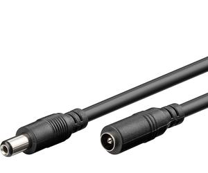 Cavo - Elettrico - Cavo Prolunga Di Alimentazione Dc 2.1 Mm 10m Nero