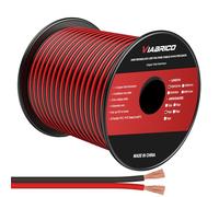 Cavo elettrico da 30 metri, 14 AWG, 2 x 2,0 mm², cavo di alimentazione da 5 V/12 V/24 V, cavo di alimentazione in rame rivestito in rame, flessibile e morbido, a bassa impedenza