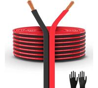 Cavo Elettrico Di Collegamento Rosso Nero Calibro 28/2, 1000 Piedi, Strisce LED, Linea Di Estensione 12 V/24 V CC For Audio For Auto, Home Theater, Illuminazione A Nastro LED(100ft,2c-28awg)