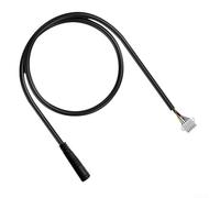 Cavo elettrico di conversione del contatore della bicicletta di 145cm per gli accessori di modifica del litio con la struttura di 5 centri