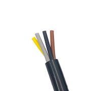 Cavo elettrico flessibile rivestito in rame da 5 metri, 4 fili, 5 fili, 0,75/1/1,5/2,5/4/6 mm, connettore di prolunga for cavo di alimentazione (colore: 4 fili, dimensioni: foro 6 mm)(4 Cores,1.5mm bo