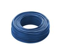 Cavo Elettrico FS17, 6 MMQ, Rotolo 10/20 Metri, Multicolore (Verde, Nero, Blu, Marrone, Grigio) (BLU, 10MT)