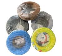 Cavo elettrico FS17 SEZIONE 4 MMQ ROTOLO 20MT - GIALLO VERDE - NERO -BLU-MARRONE-GRIGIO(NERO)
