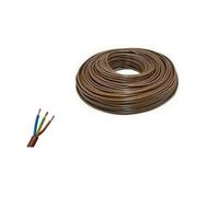 Cavo Elettrico FS17, sezione 6 millimetriquadri, Rotolo 10/20 Metri, Multicolore (Verde, Nero, Blu, Marrone, Grigio) (GIALLO VERDE, 20MT)