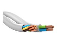 Cavo Elettrico Grigio FROR Gommato Flessibile Tutor Multipolare Antifiamma Vendita a Metro (sezione 2x1)