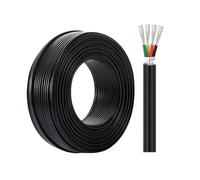 Cavo Elettrico In Rame Stagnato UL 2464 20AWG A 4 Conduttori, Bobina Intera, Flessibile Bassa Tensione For LED RGBW, Illuminazione Lampade, Automotive, Nautica(22awg)