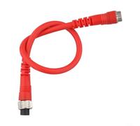 Cavo elettrico per mulinello da pesca per DAIWA e ECOODA con doppio connettore in metallo fori e design flessibile resistente all'usura (0,45 metri)