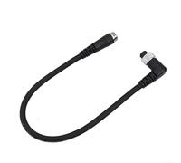 Cavo elettrico per mulinello da pesca per Daiwa e Shimano, cavo batteria a gomito a 2 fori, anima in rame da 1,5 mm², isolamento in PVC, lunghezza 0,45 m-2 m (0,45 m)